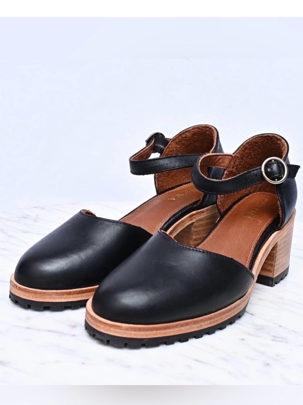 Patina Portland leather heels